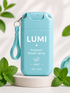 Single LUMI Probiotic Breath Spray bottle in mint flavor with keychain clip, 20ml.
